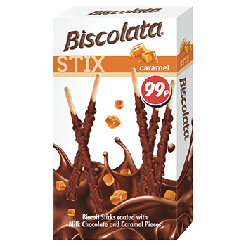 Biscolata Caramel Stix